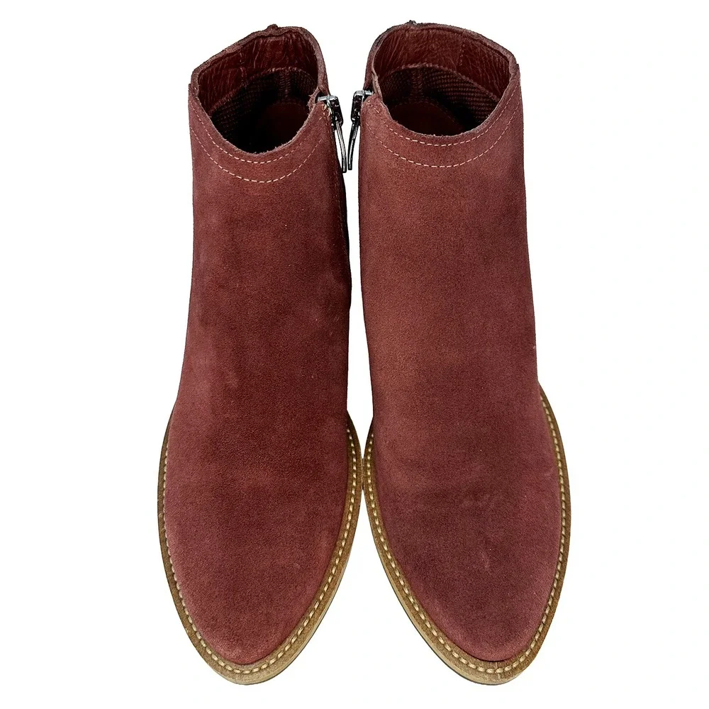 ECCO Sartorelle Hydromax Water Resistant Ankle Boots • Women's EU‎ 35 • burgundy